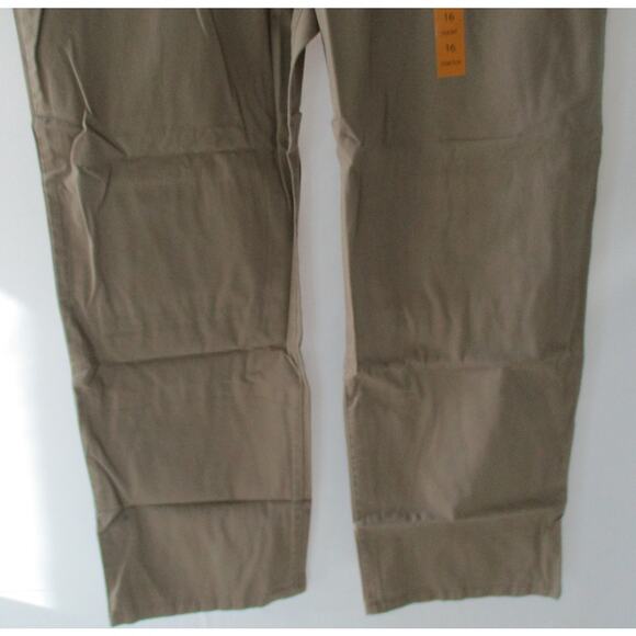 Gloria Vanderbilt Women's Brown Mid Rise Straight Leg  Pants NWY Size16 Short - Picture 3 of 11